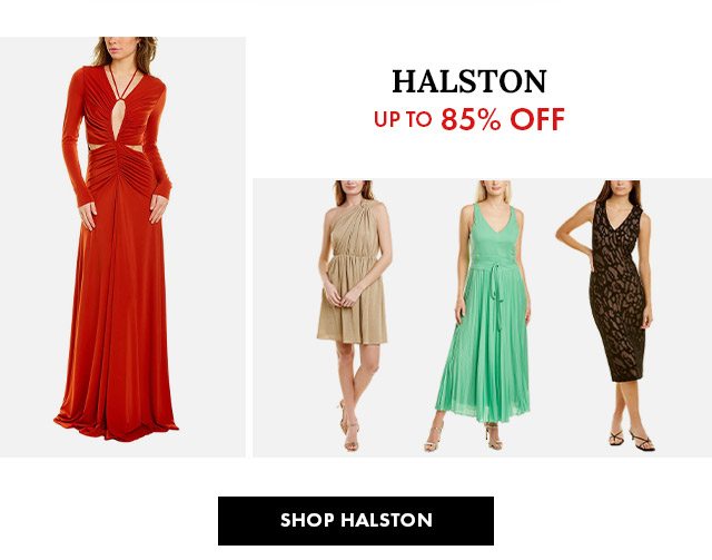 Up to 85% Off Halston