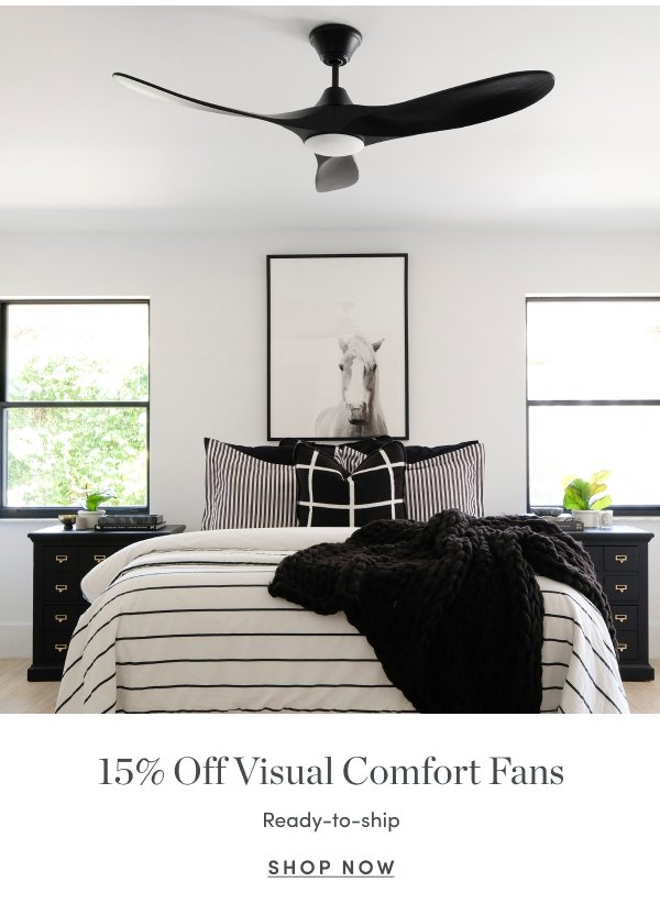 15 Percent Off Visual Comfort Fans