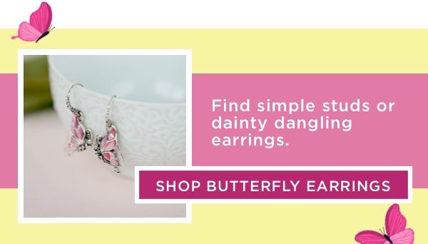 Shop butterfly earrings