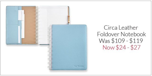 Shop Circa Leather Foldover Notebook