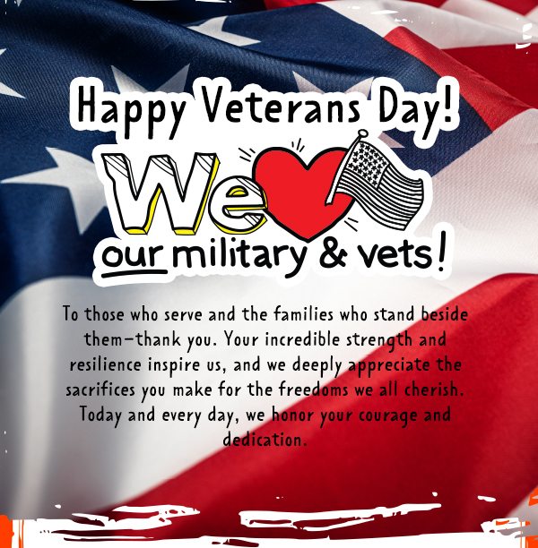 Happy Veterans Day!