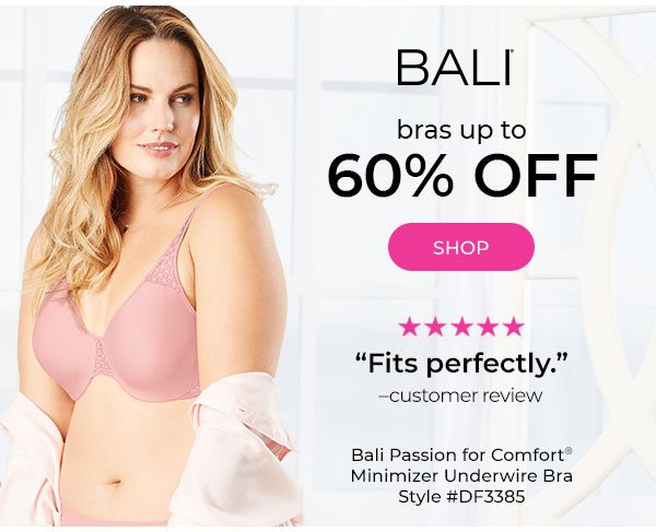 Bali bras up to 60% off