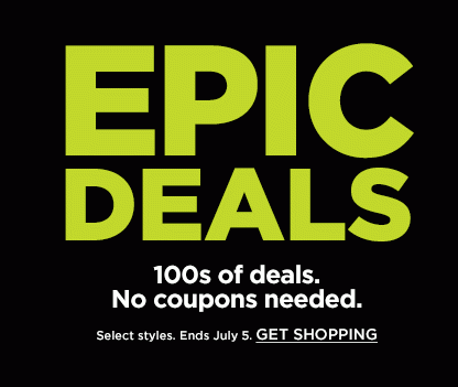 epic deals. shop now.
