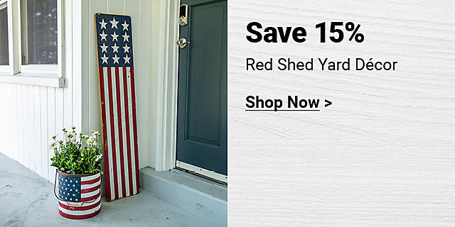 Red Shed Yard Decor