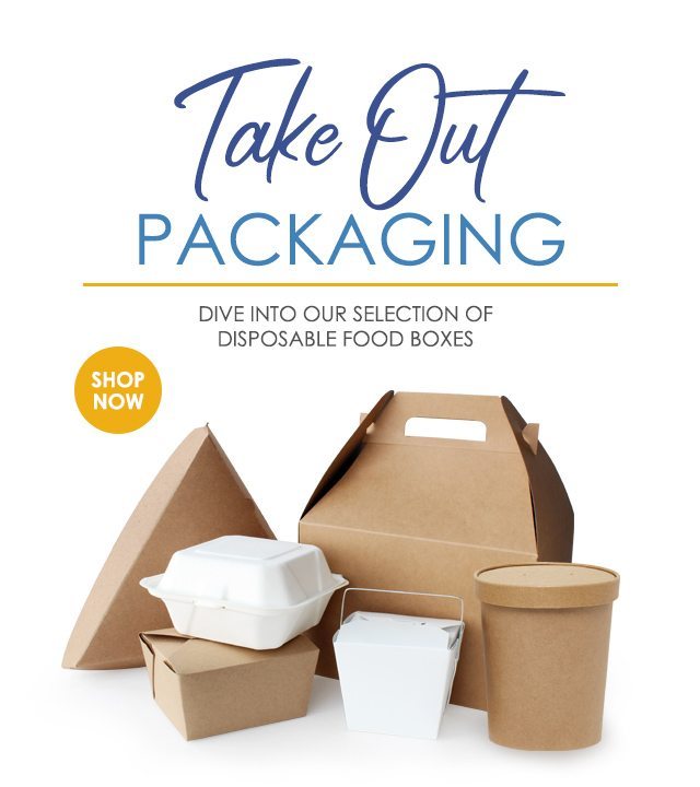Take Out Packaging - Our Selection of Disposable Food Boxes - Shop Now