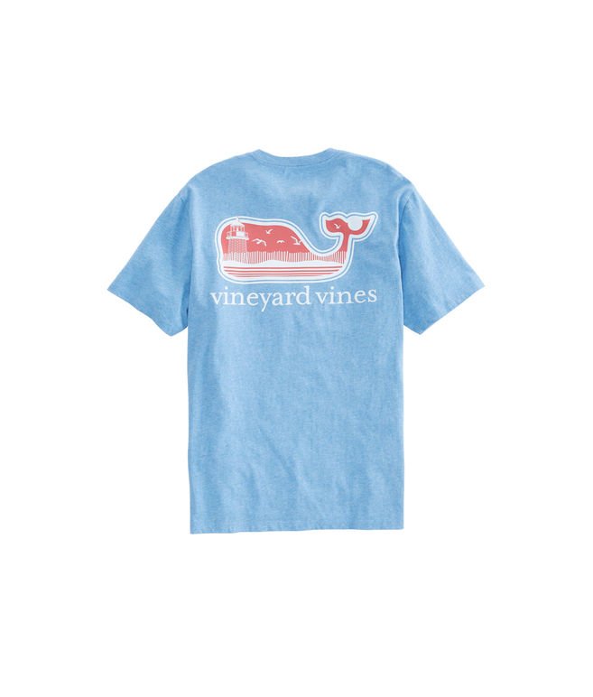 Vineyard Window Whale Fill Pocket T-Shirt