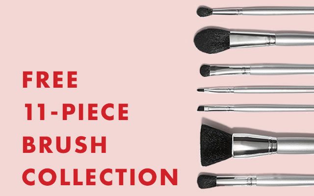 Free 11-Piece Brush Collection