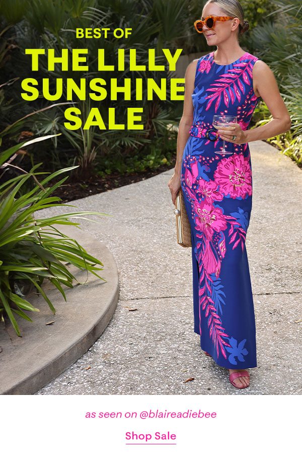 The Lilly Sunshine Sale