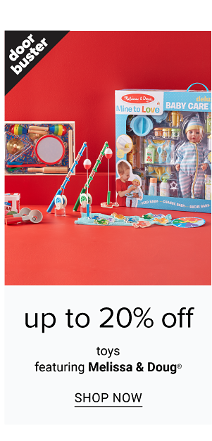 20% off entire stock of Melissa and Doug - Shop Now