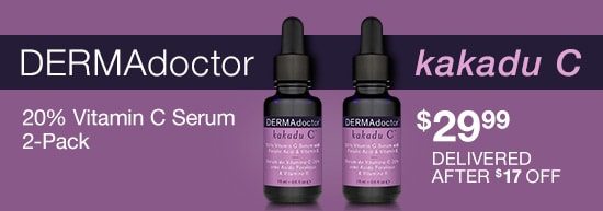 DERMAdoctor Kakadu C 20% Vitamin C Serum, 2-Pack $29.99 Delivered After $17 OFF While supplies last. Shop Now