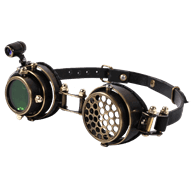 Steampunk Polarized Lens Goggles