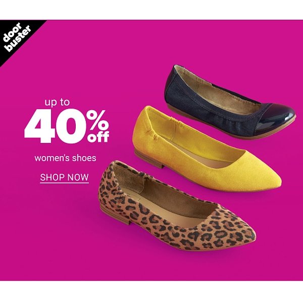 Up to 40% Off Women's Shoes - Shop Now