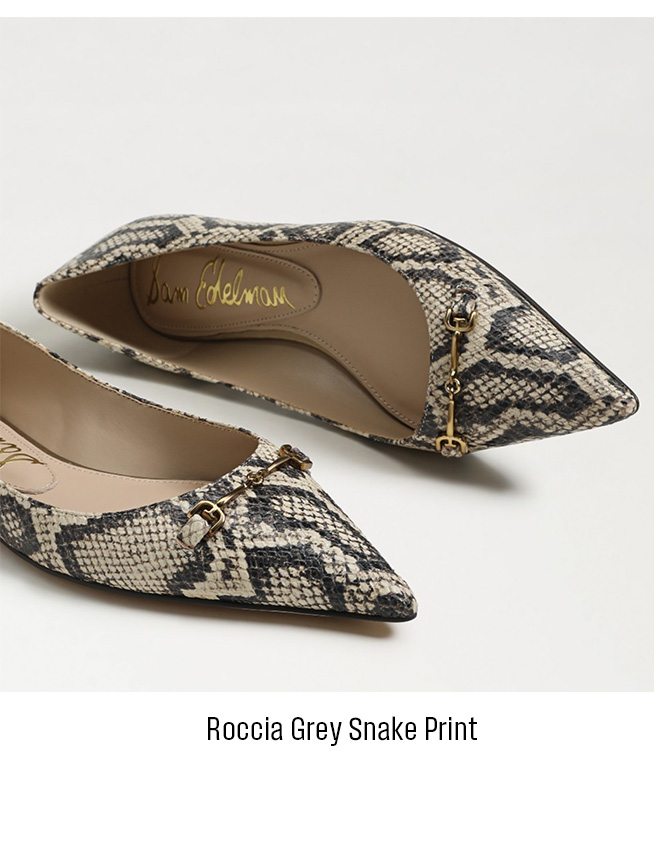 Nori (Roccia Grey Snake Print)