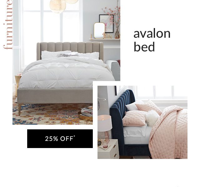 AVALON BED - 25% OFF