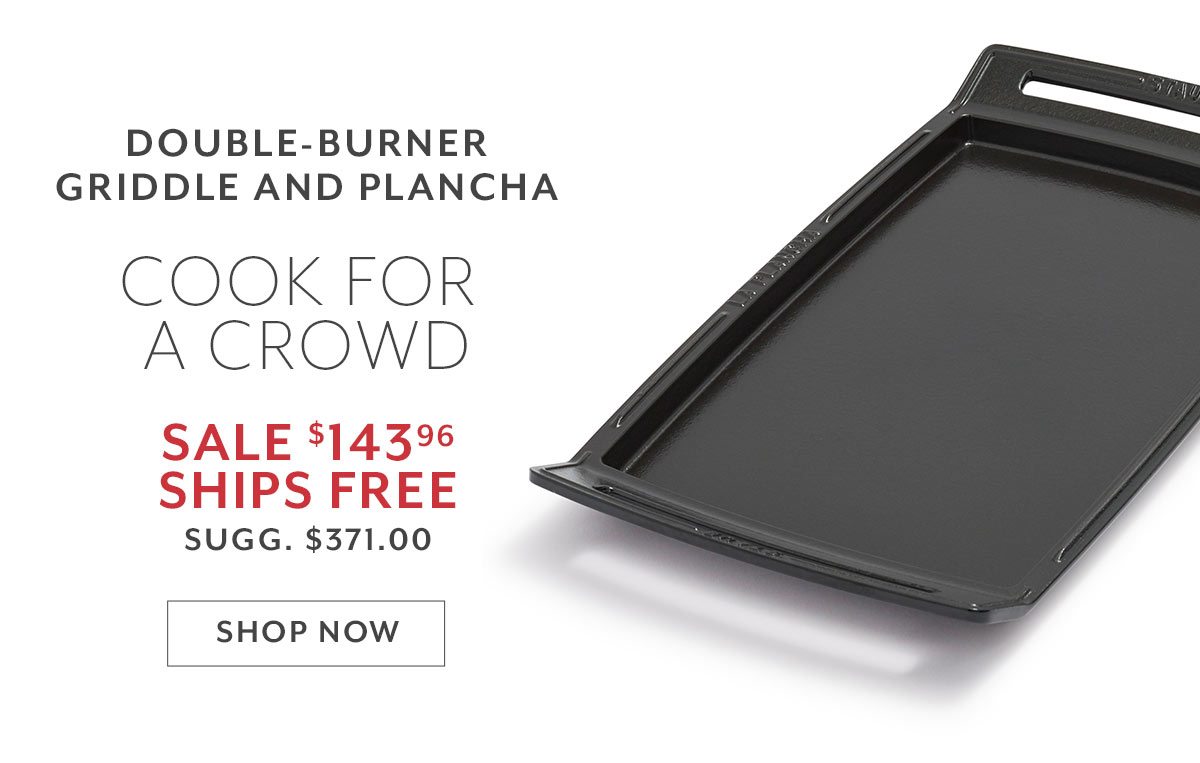 Double-Burner Griddle and Plancha