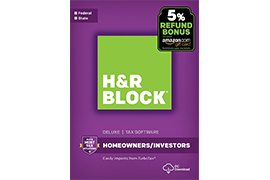 H&R Block Tax Deluxe Software w/ State (PC Download)