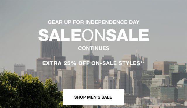 Hero CTA 1 - Shop Men's Sale