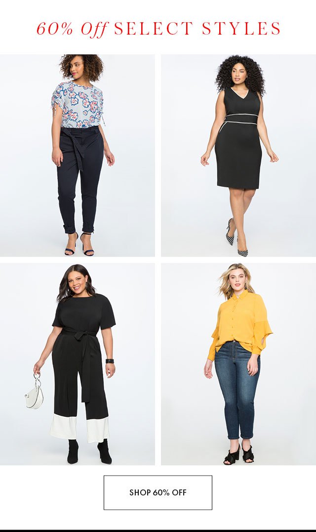 60% off select styles 5.4 PM MM