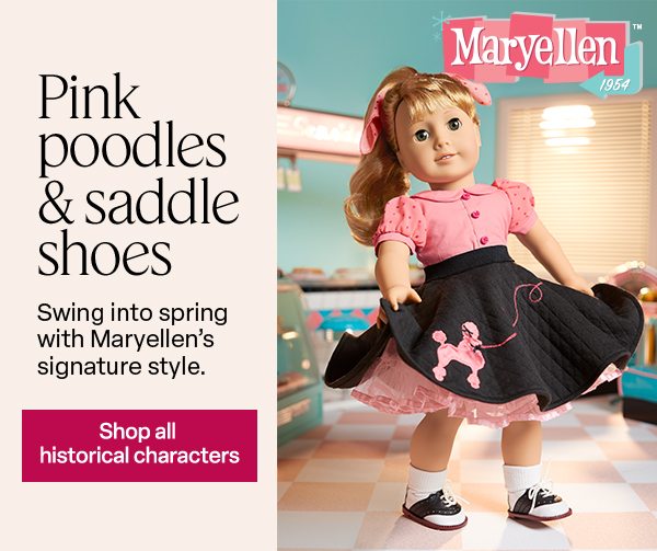 CB1: Pink poodles - Shop all historical characters