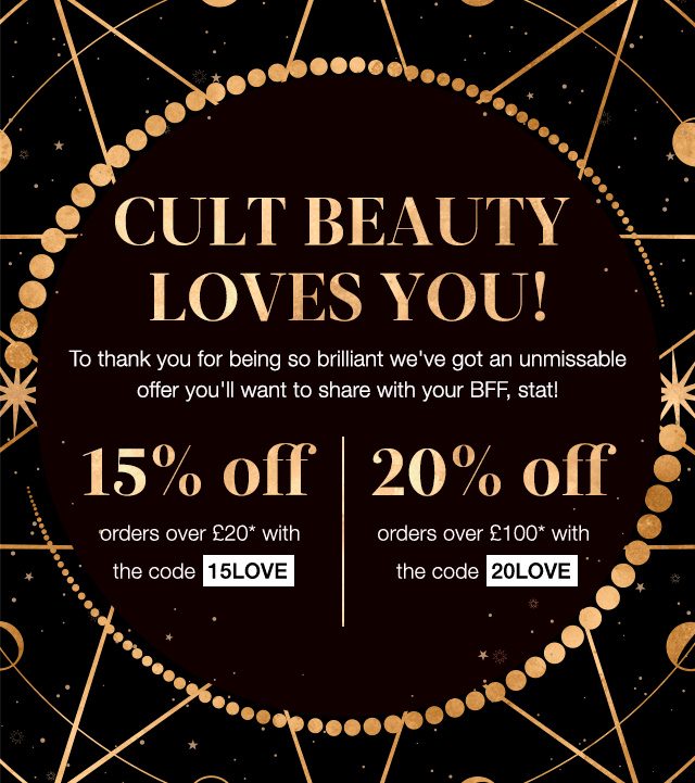 Cult Beauty loves YOU!