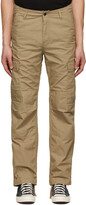 Khaki Cotton Cargo Pants