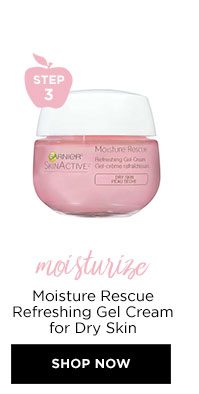 STEP 3 - moisturize - Moisture Rescue Refreshing Gel Cream for Dry Skin - SHOP NOW