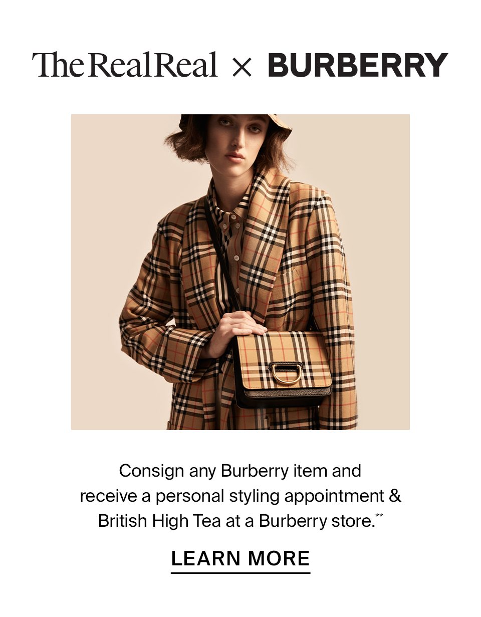 The RealReal x Burberry**