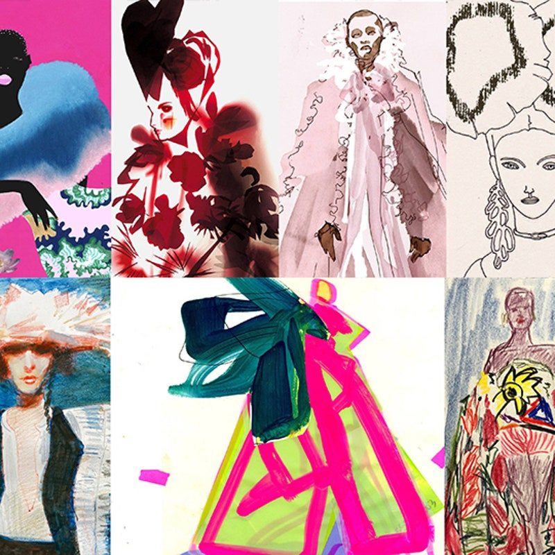 7 Illustrators Draw Their Favorite Couture Looks for <i>Vogue</i>