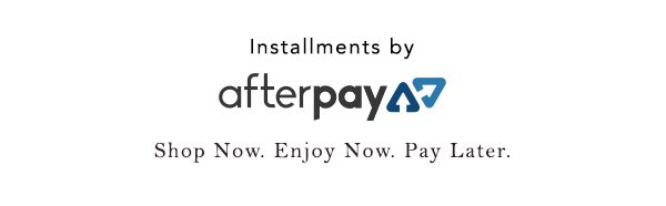 Shop now, pay later. Installments by Afterpay.
