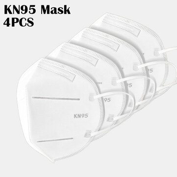 4 Pieces / Pack 0f KN95 Masks 