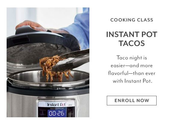 Class - Instant Pot Tacos