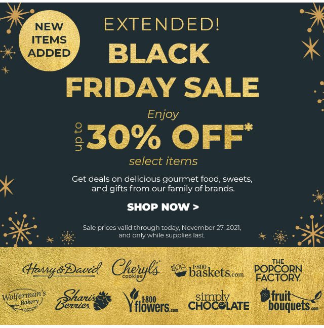 NEW ITEMS ADDED - EXTENDED! - Black Friday Sale - Enjoy up to 30% OFF