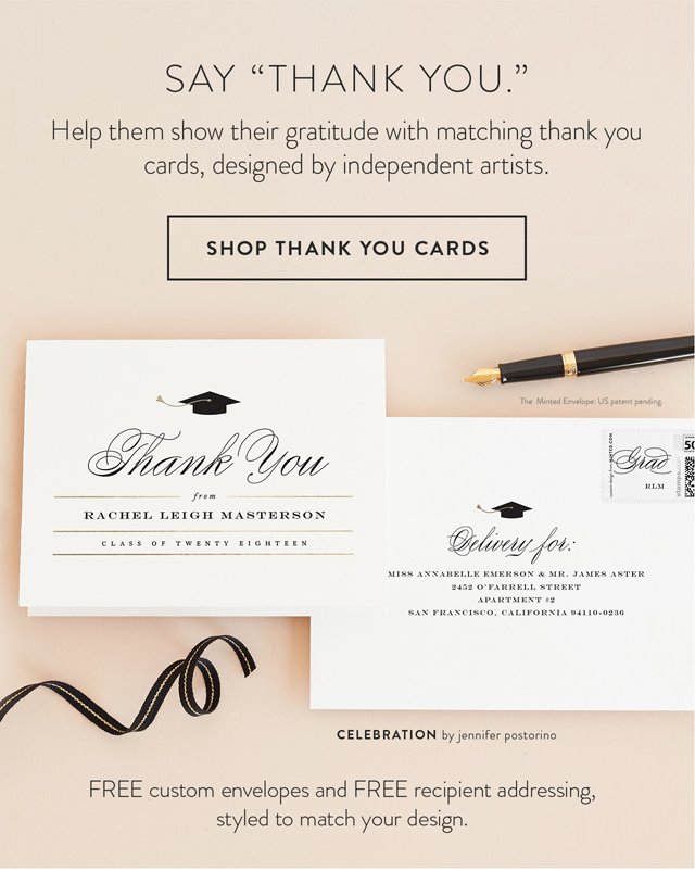 Shop Thank You Cards