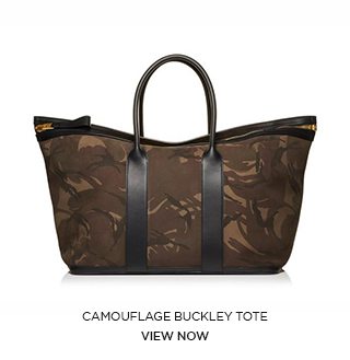 CAMOUFLAGE BUCKLEY TOTE.