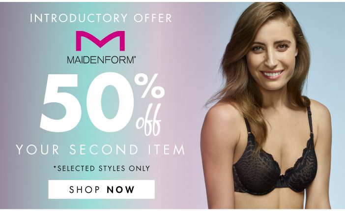 50% Off Selected Styles 