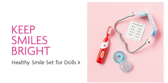 KEEP SMILES BRIGHT - Healthy Smile Set for Dolls