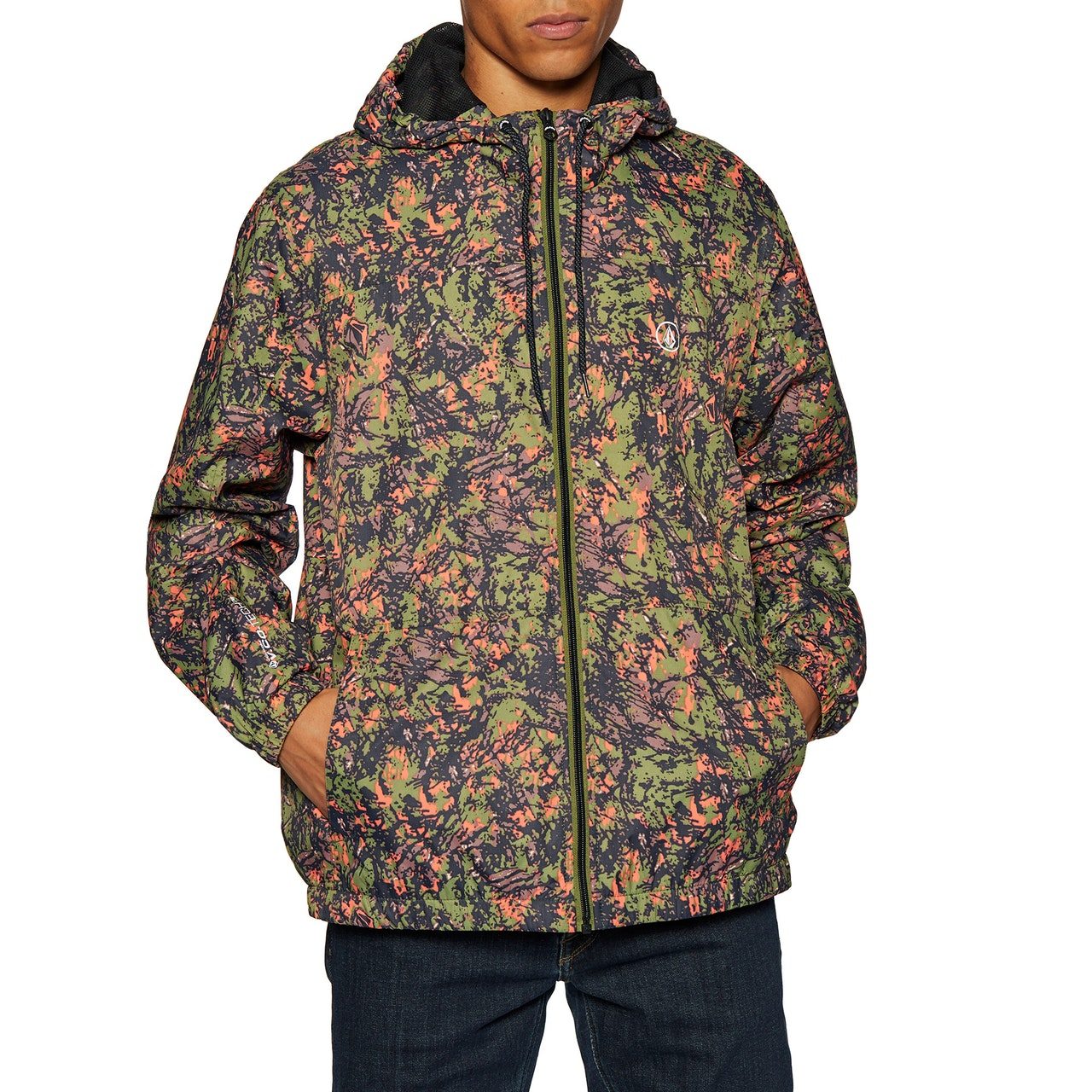 Volcom Ermont Light Jacket Mens Waterproof Jacket - Military