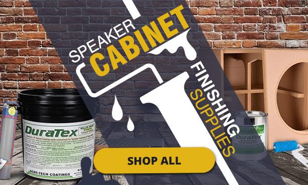 Speaker Cabinet Finishing Supplies -- SHOP ALL