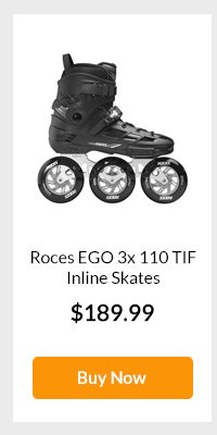 Roces EGO 3x 110 TIF Inline Skates Black/Silver
