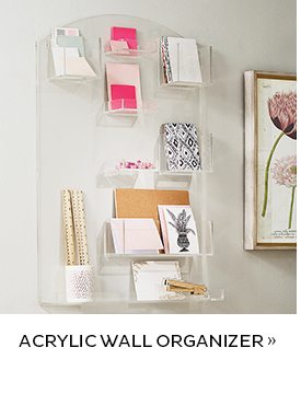 Acrylic Wall Organizer