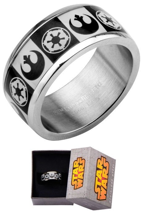 Empire Rebel Alliance Logo Ring