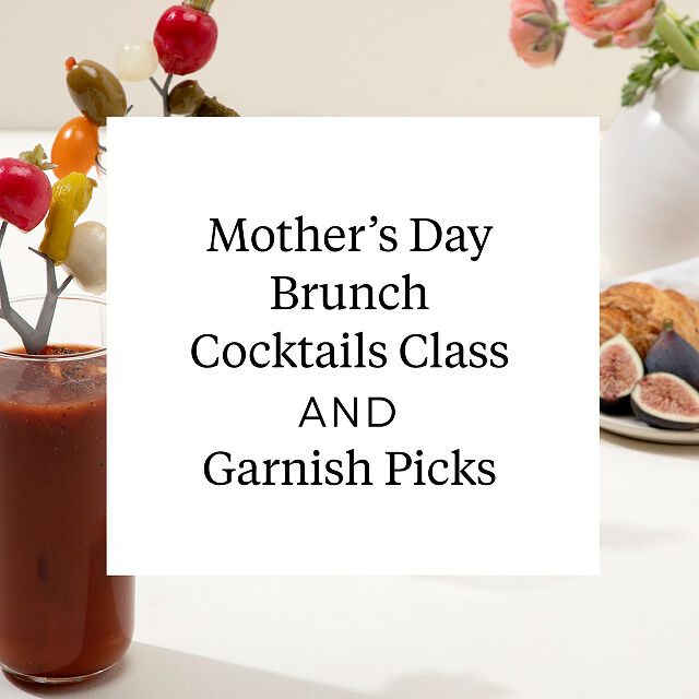 Mother's Day Brunch Cocktails and Garnish Picks
