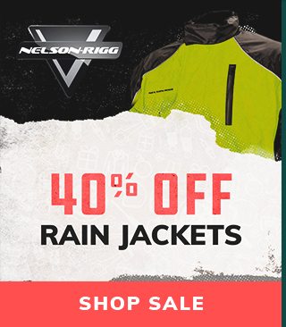 40% off Rain Jackets