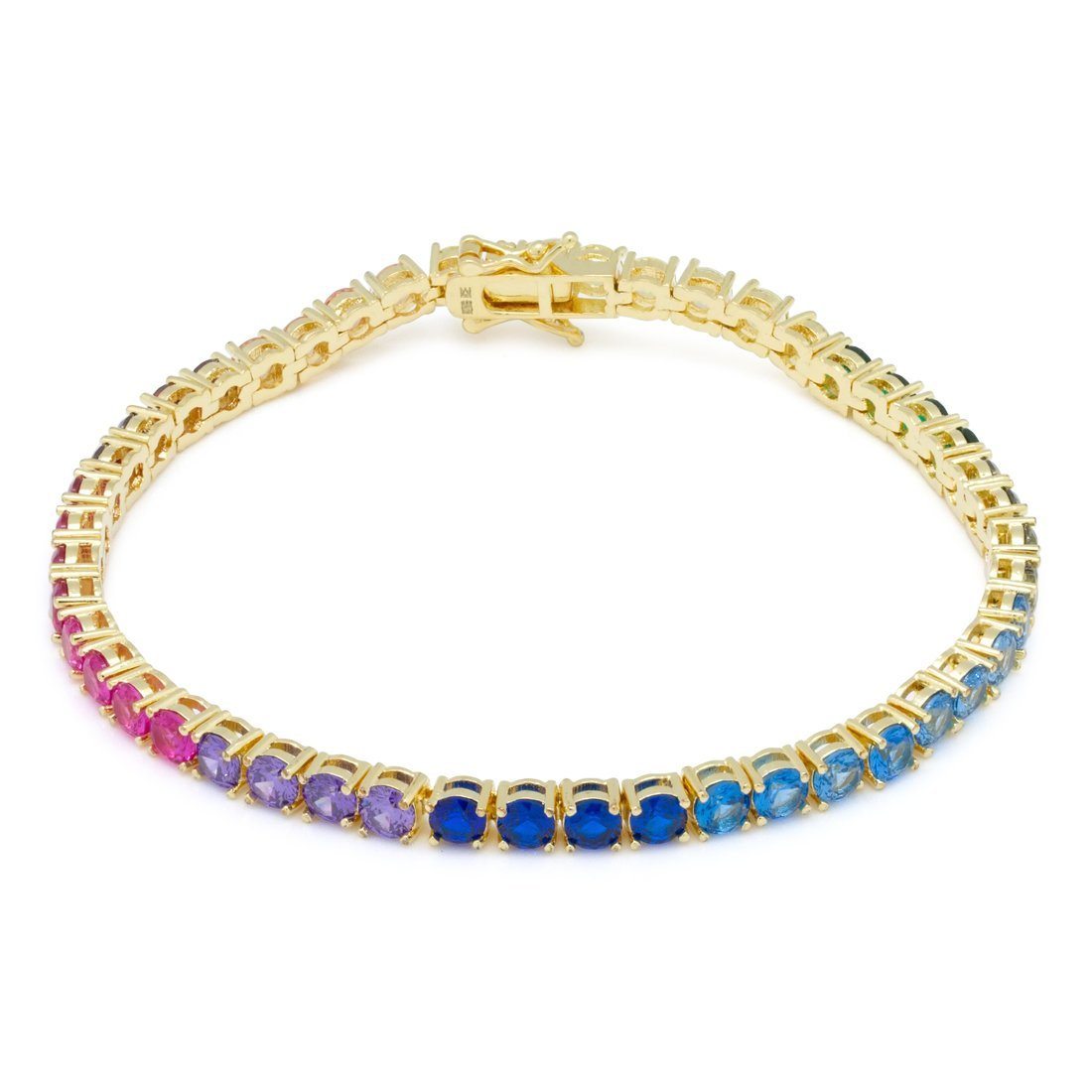 Image of 4mm Spectrum Tennis Bracelet