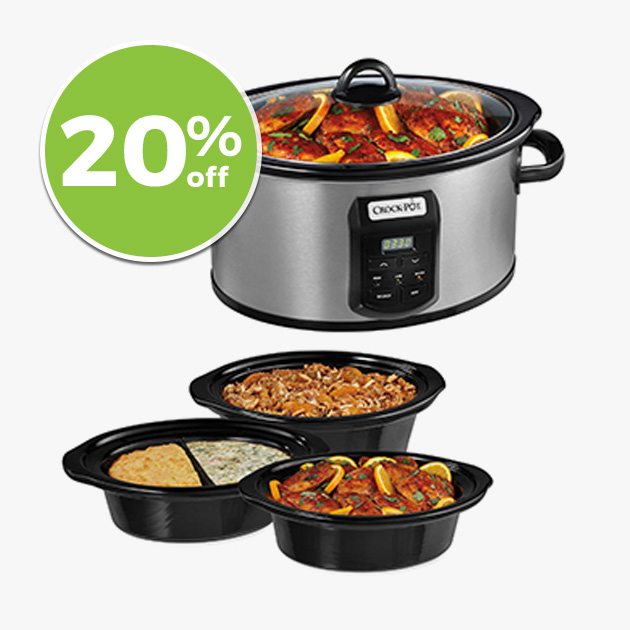 20% Off Crock-Pot® Choose-A-Crock Programmable Slow Cooker