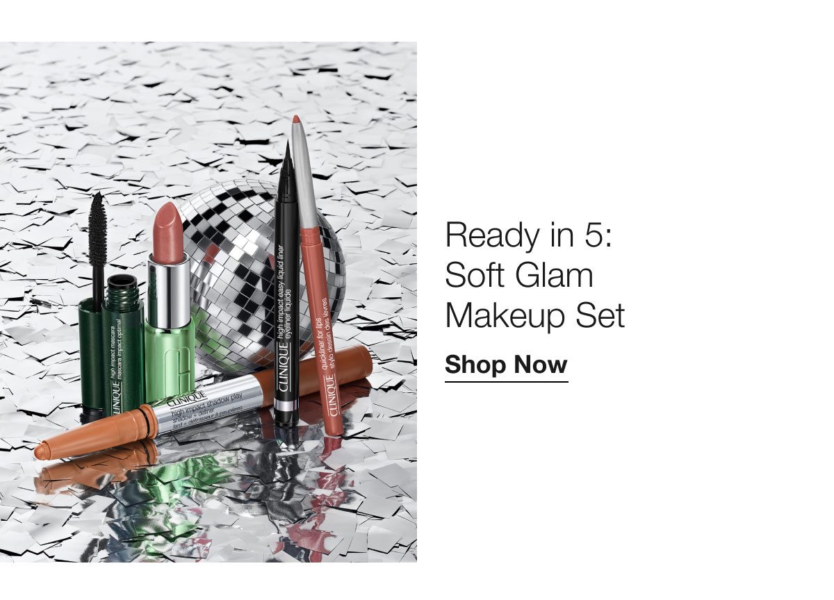 Ready in 5: Soft Glam Makeup Set Shop Now