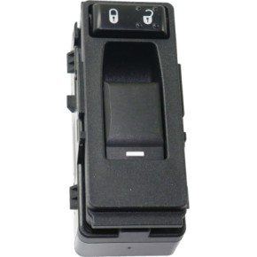 Window Switch - Front, Passenger Side, Black, 2-Button, 8 Blade, Without Auto Down Switch