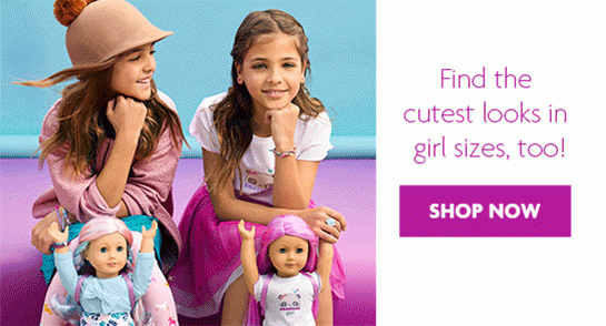 Find the cutest looks in girl sizes, too! - SHOP NOW