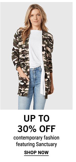Up to 30% off contemporary fashion. Shop Now.