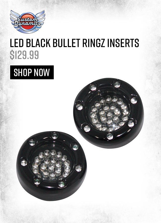 LED Black Bullet Ringz Inserts